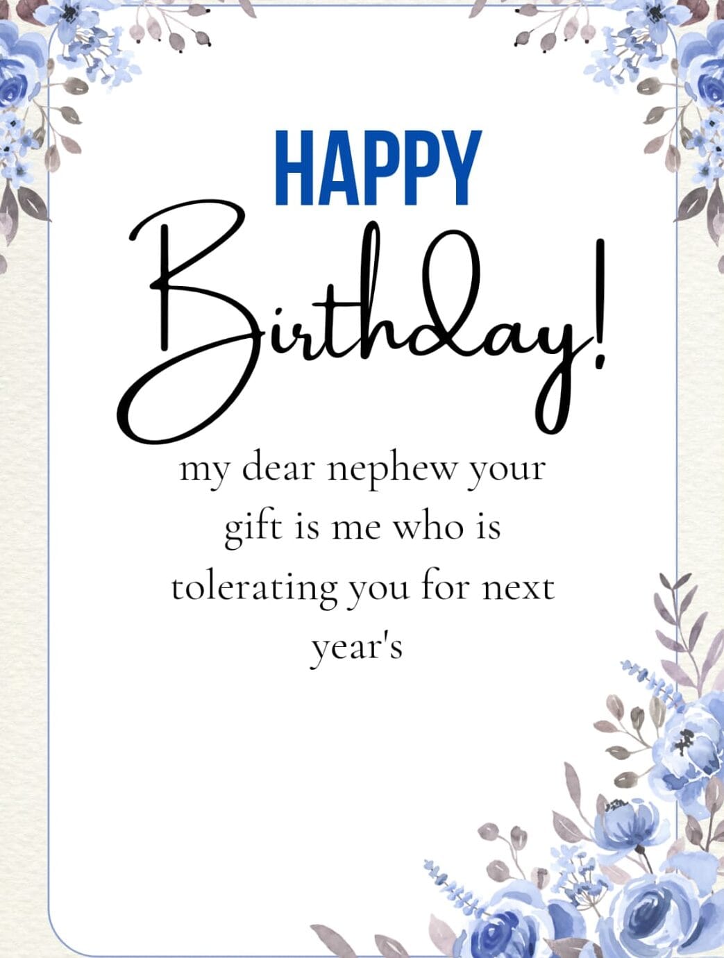 Best funny birthday wishes for little nephew