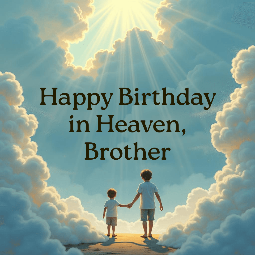 Heartfelt Happy Birthday in Heaven Brother Messages