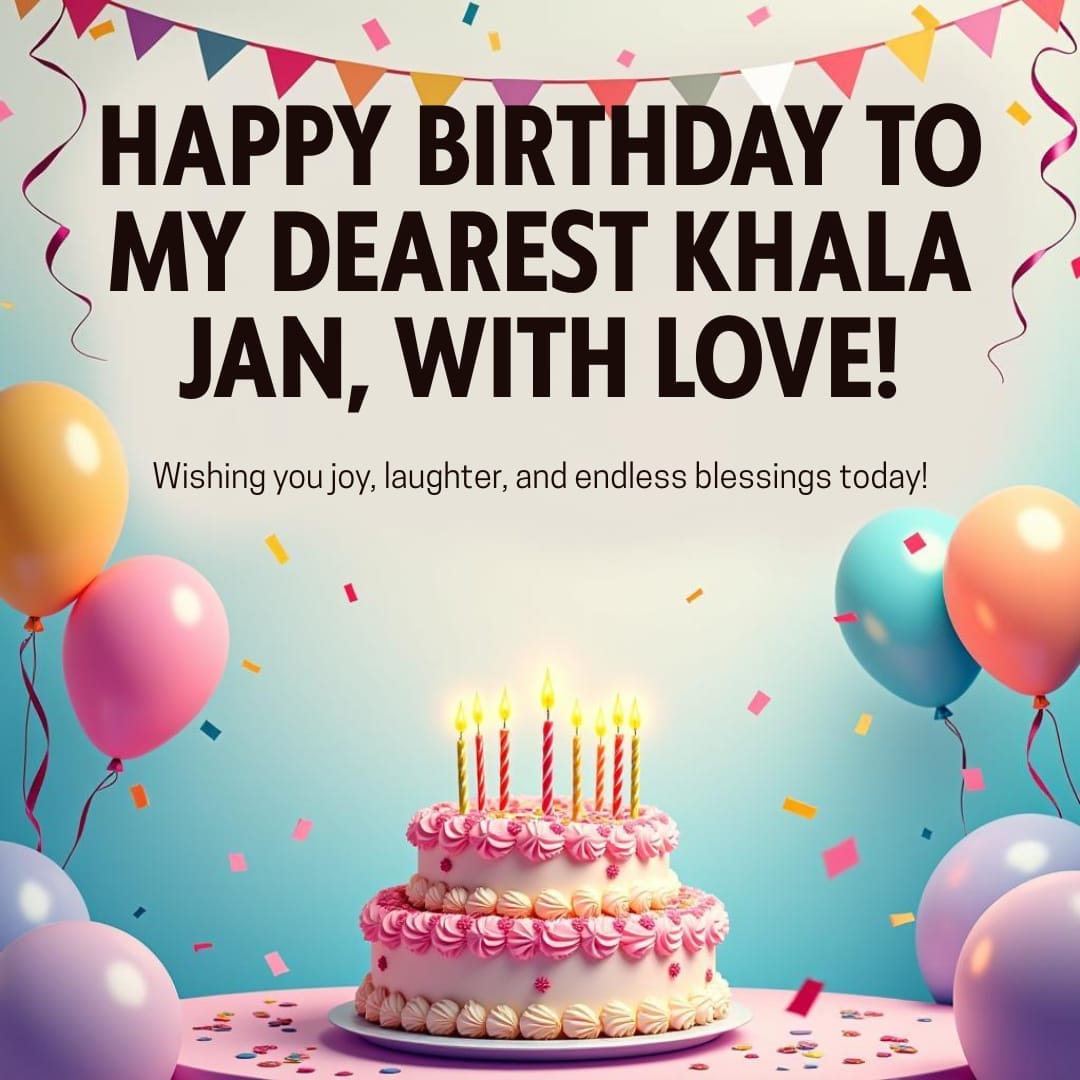 Funny Birthday Quotes for Khala in Urdu